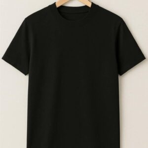 black plan t shirt men